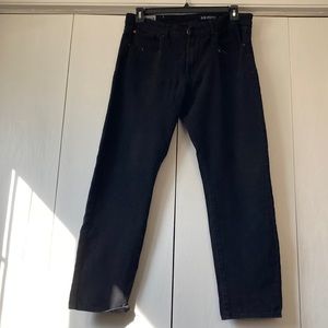 Slim stretch black jeans